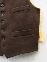 Load image into Gallery viewer, Wool Waistcoat (Chestnut Brown)
