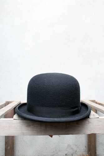 Black Bowler Hat