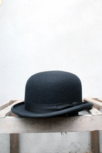 Load image into Gallery viewer, Black Bowler Hat