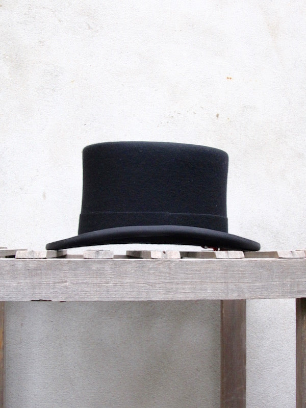 Fine Wool Top Hat (Black)