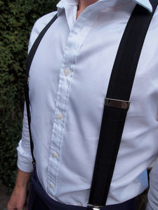 Trouser Braces | Clip-on (Black)