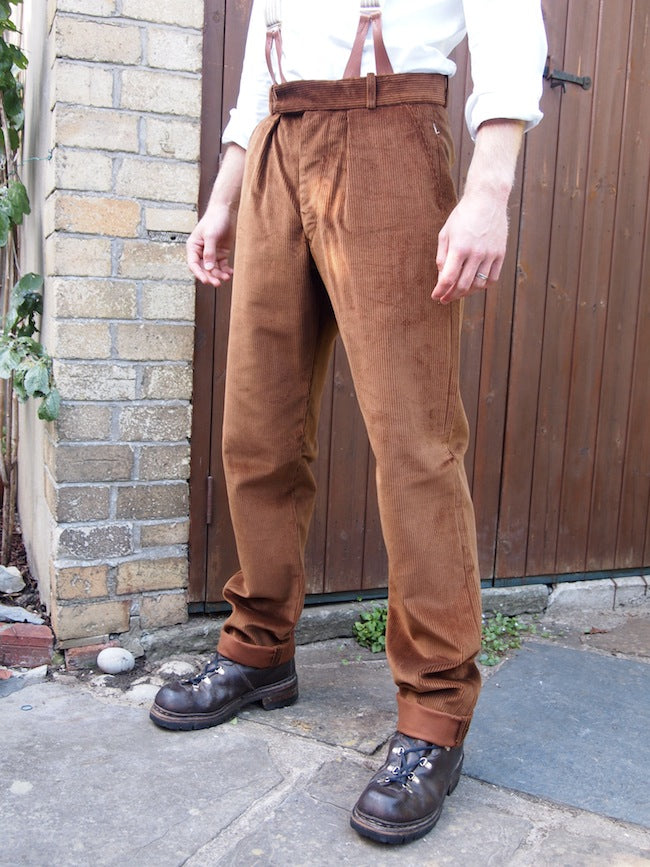Corduroy trousers cheap high waisted