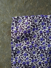 Load image into Gallery viewer, Pocket Square | Sketched Flower (Purple)