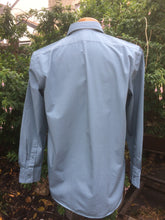 Load image into Gallery viewer, Work Shirt (Soft Sky) 100% Cotton Pullover work shirt &#39;Vintage Pattern&#39;