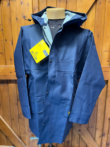 Guy Cotten 100% Waterproof Coat, fishing gardening outdoors colour Blue 'Isoder'