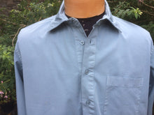 Load image into Gallery viewer, Work Shirt (Soft Sky) 100% Cotton Pullover work shirt &#39;Vintage Pattern&#39;