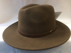 Christys' Crushable Safari in sable brown 3" brim
