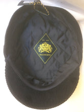 Load image into Gallery viewer, Corduroy Mariner Cap Marine Blue &#39;Lennon&#39;, &#39;Jackie Stewart&#39;.