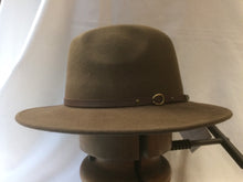 Load image into Gallery viewer, Christys&#39; Crushable Safari in sable brown 3&quot; brim