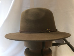 Christys' Crushable Safari in sable brown 3" brim