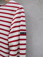 Load image into Gallery viewer, Breton Top | Minquiers Moderne (Red)