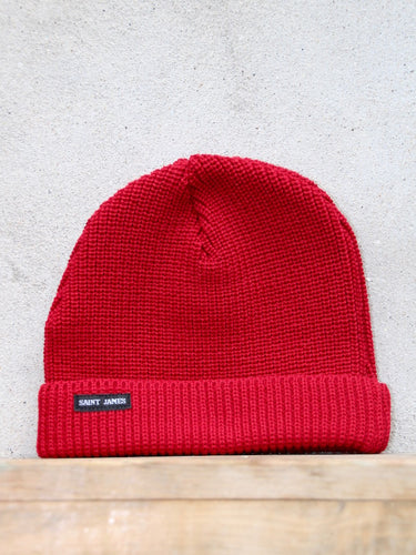 Sailors Knit Hat (Red) Unis A by Saint James