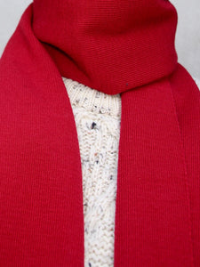 Woolly Knit Scarf (Red)