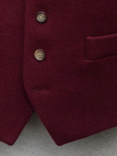 Load image into Gallery viewer, Wool Waistcoat (Wine)