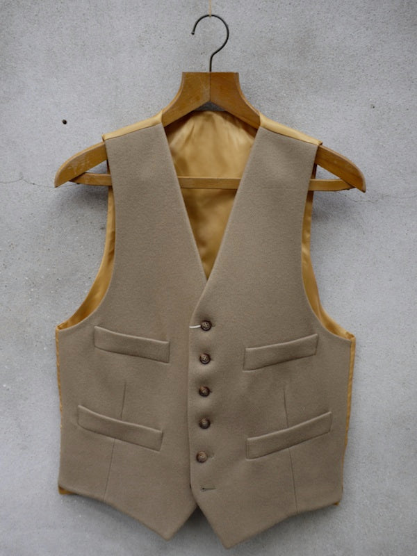 Wool Waistcoat (Camel)
