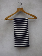Load image into Gallery viewer, Scarf Rayee Stripey Knit Scarf navy/cream by Saint James