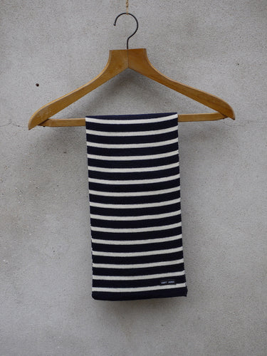 Scarf Rayee Stripey Knit Scarf navy/cream by Saint James