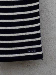 Scarf Rayee Stripey Knit Scarf navy/cream by Saint James