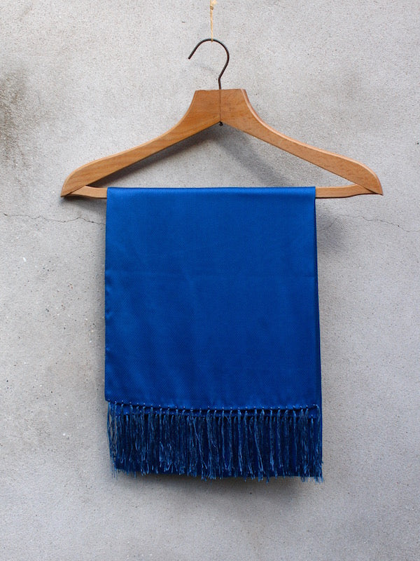 Silk Dress Scarf (Blue)