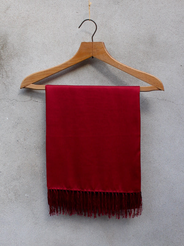 Silk Dress Scarf (Red)