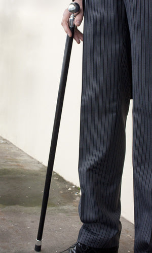 Silver Top Walking Cane